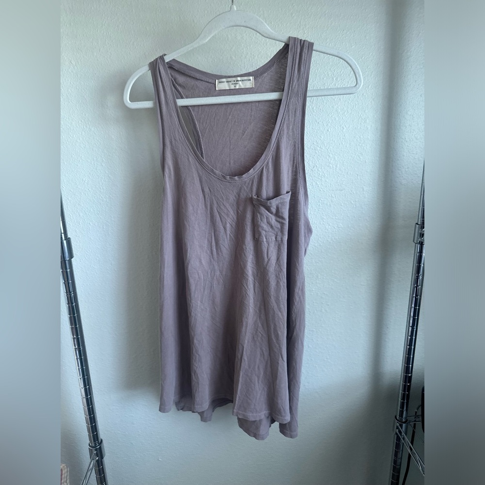 PROJECT SOCIAL T & URBAN OUTFITTERS Women's Mauve Sleeveless Top.
